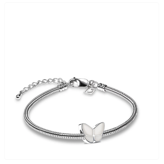 Bracelet - Papillon Blanc