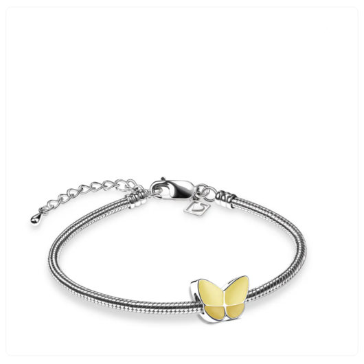 Bracelet - Papillon Jaune